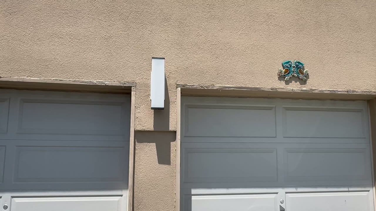 Outdoor Garage Wall Light Installation