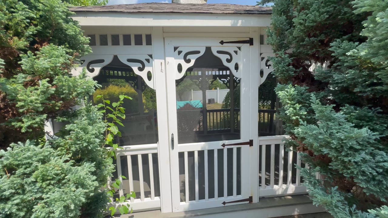 Custom Gazebo Screen Enclosure Installation