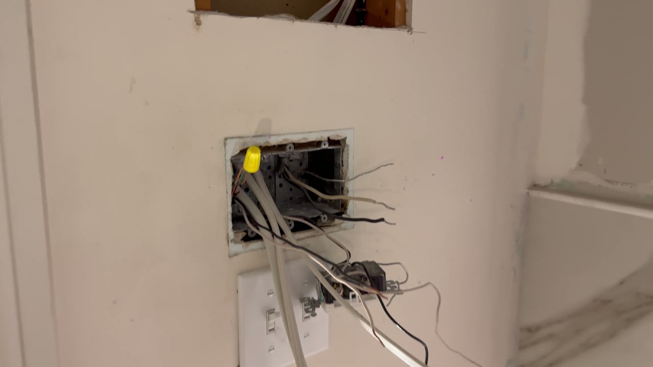Bathroom Lighting, Outlet and Exhaust Fan Installation